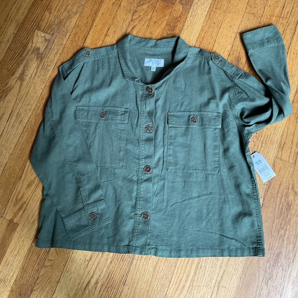 Linen Jacket, Time and True, new with tags - Picture 1 of 2
